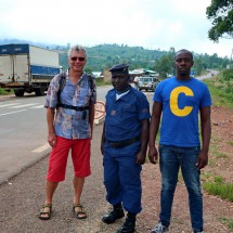 On the border to Burundi, where we had been rejected